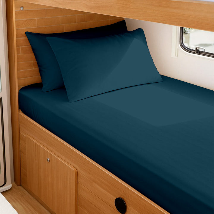 600 TC RV bed sheets for truck and cot beds