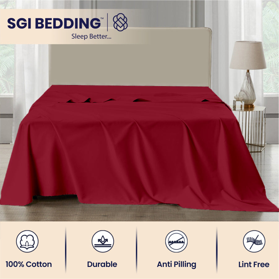 Bulk Microfiber Flat Bed Sheets – Hotel Flat Sheets 6 & 12 Pack