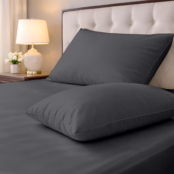 Soft bamboo fabric close up for fitted sheet