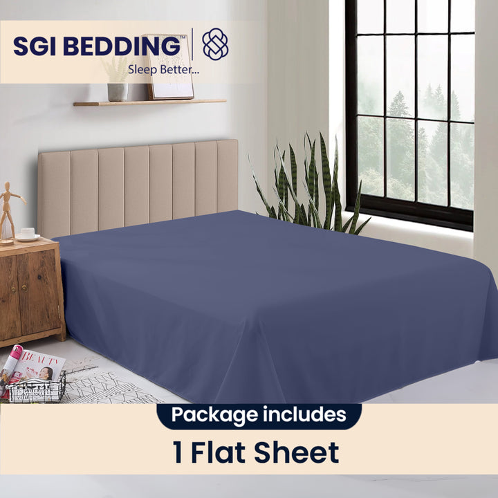 Bulk Microfiber Flat Bed Sheets – Hotel Flat Sheets 6 & 12 Pack