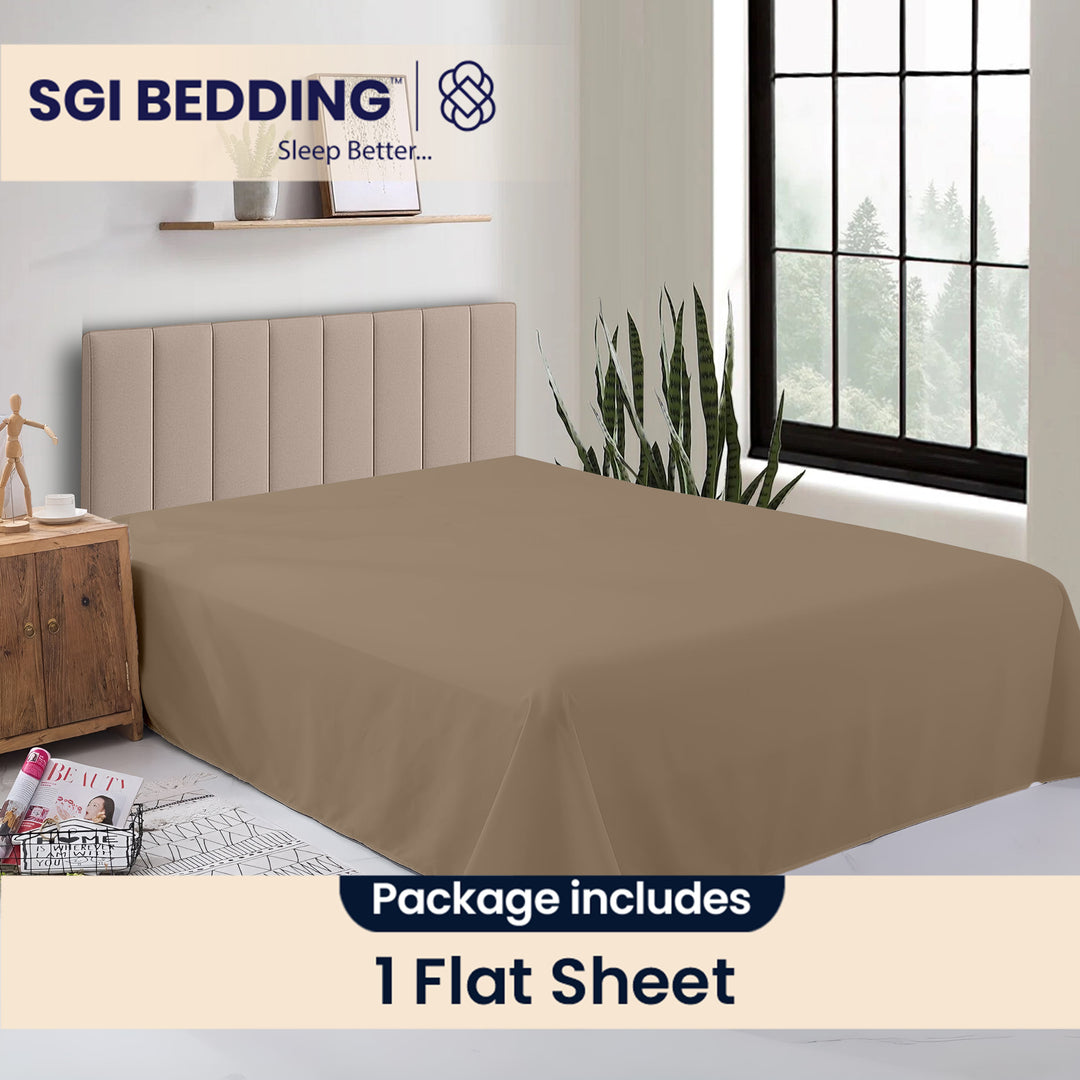 Bulk Microfiber Flat Bed Sheets – Hotel Flat Sheets 6 & 12 Pack