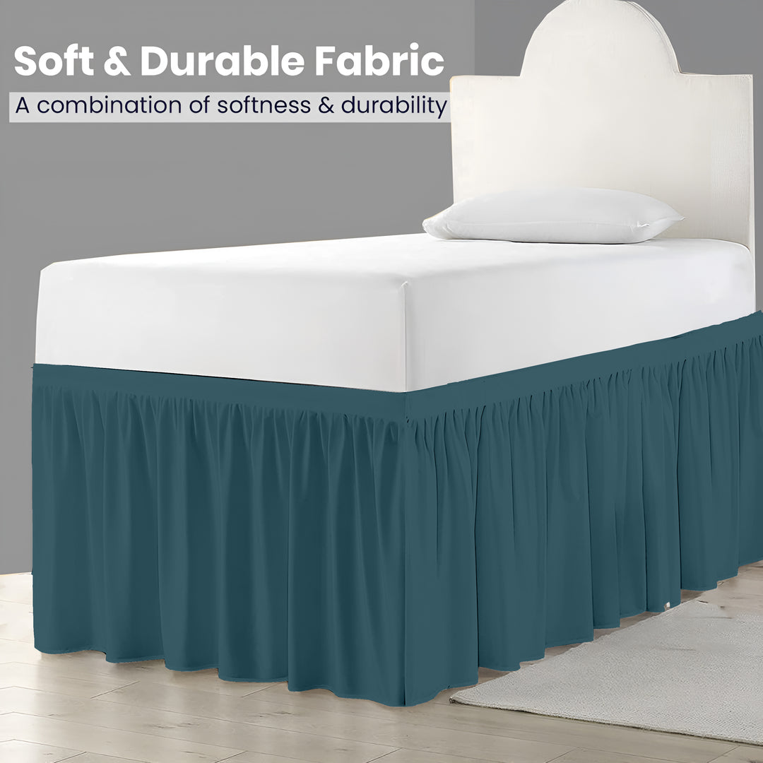 Ruffled Dorm Room Bed Skirt - Dorm Bedding