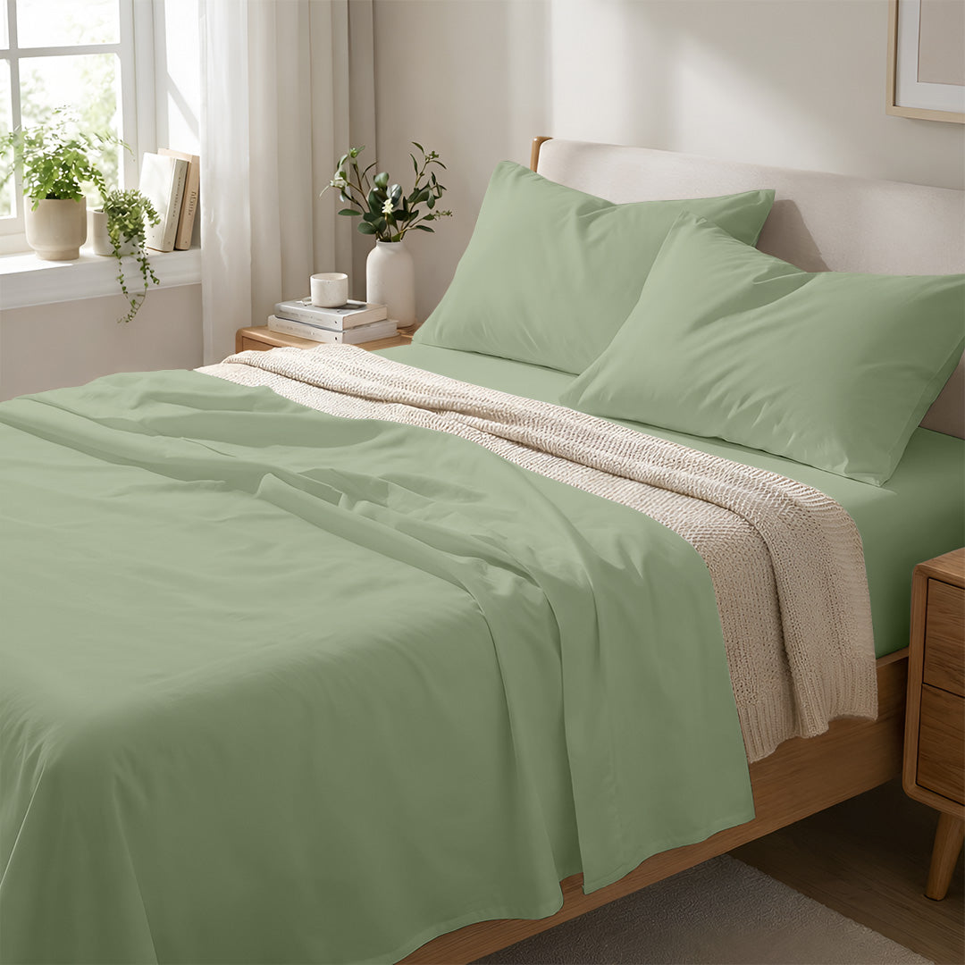 400 TC Egyptian Cotton Bulk Hotel Flat Sheets – Luxury Hotel Bedding (6 & 12 Pack)