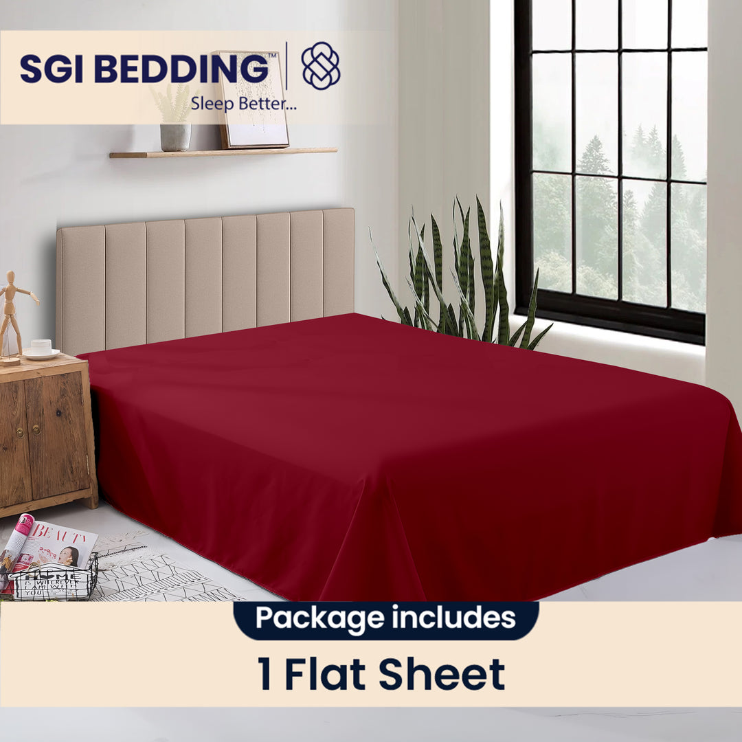 Bulk Microfiber Flat Bed Sheets – Hotel Flat Sheets 6 & 12 Pack