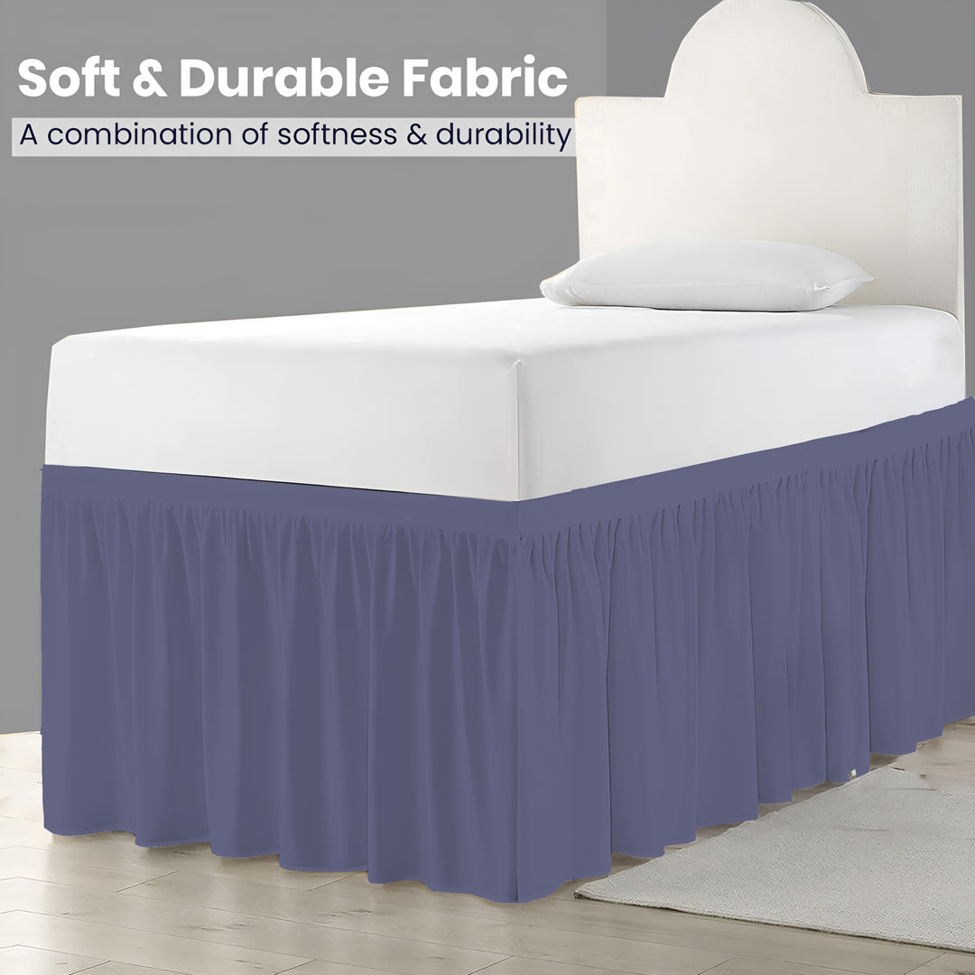Ruffled Dorm Room Bed Skirt - Dorm Bedding
