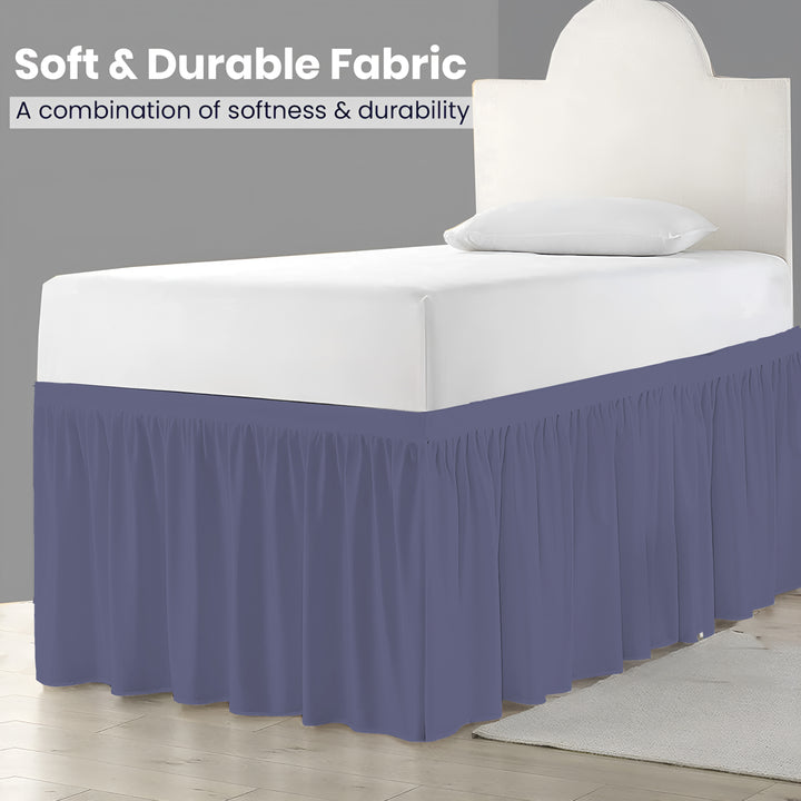 Ruffled Dorm Room Bed Skirt - Dorm Bedding