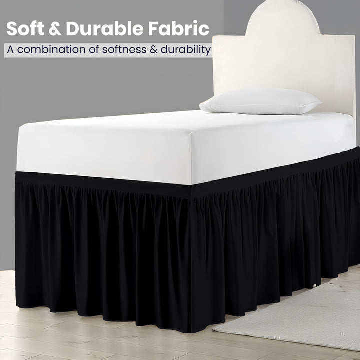 Ruffled Dorm Room Bed Skirt - Dorm Bedding