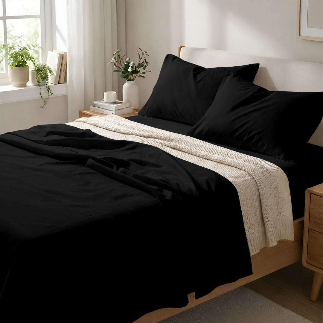 400 TC Egyptian Cotton Bulk Hotel Flat Sheets – Luxury Hotel Bedding (6 & 12 Pack)