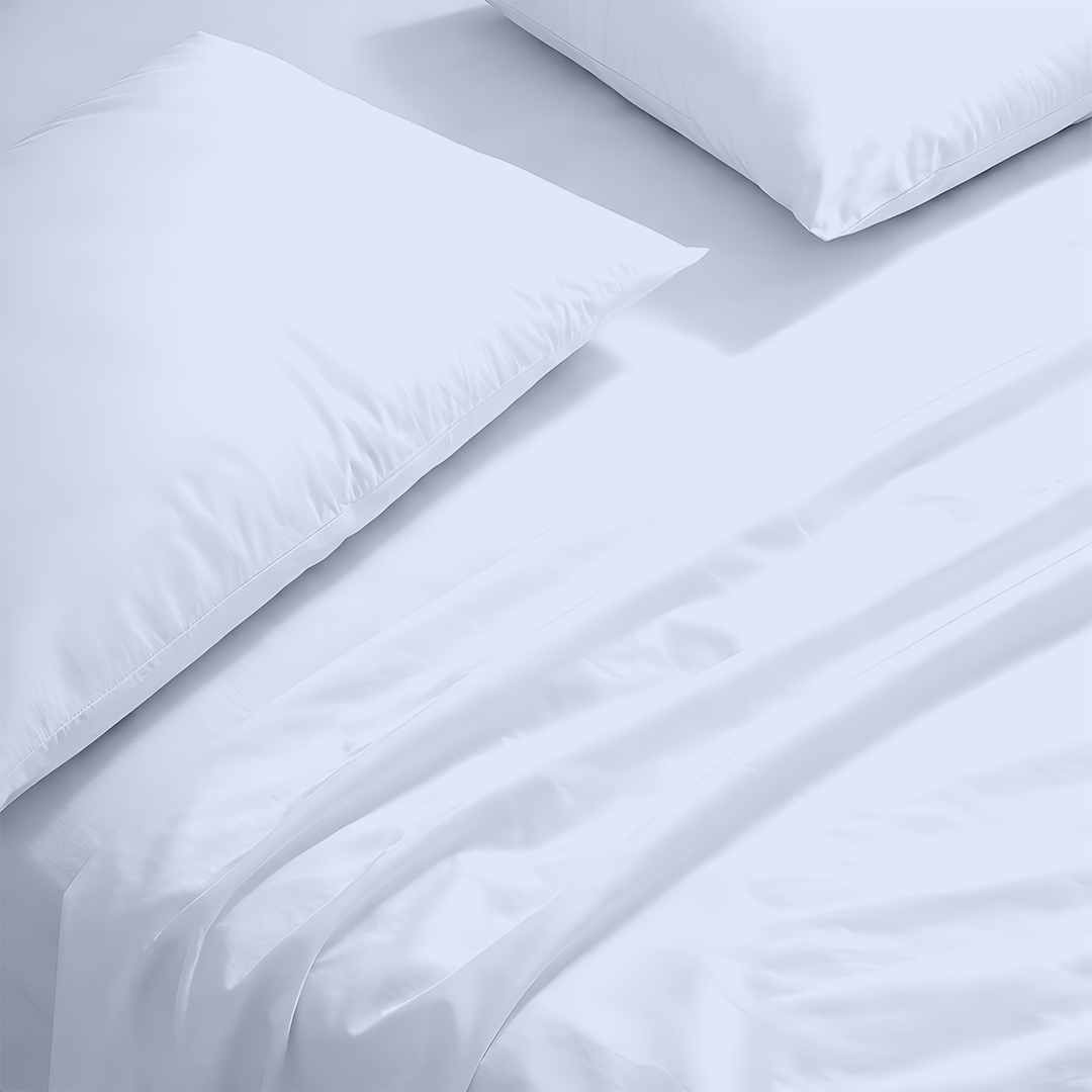 600 thread count cotton fabric close up for custom sheets