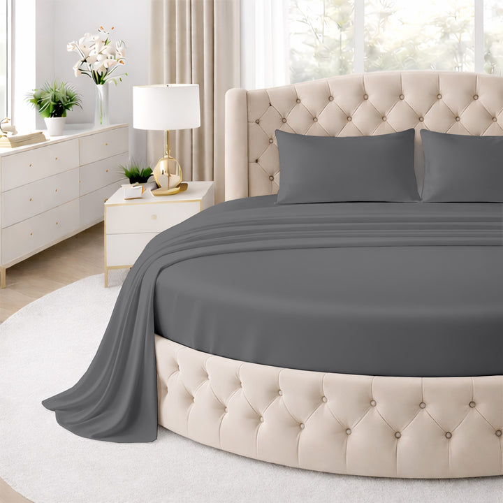 Serenity Bamboo Collection Round sheet set