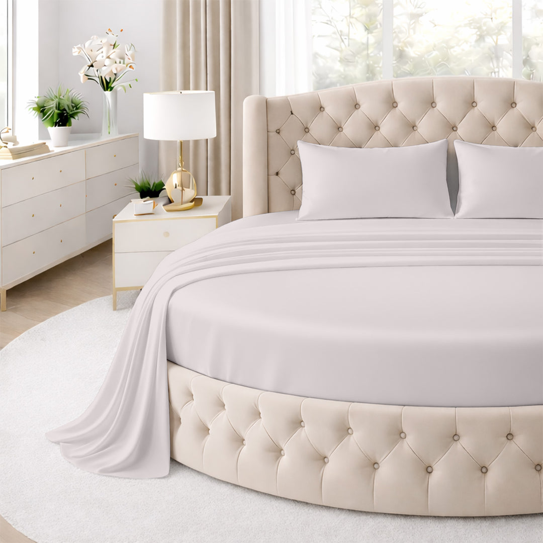Serenity Bamboo Collection Round sheet set