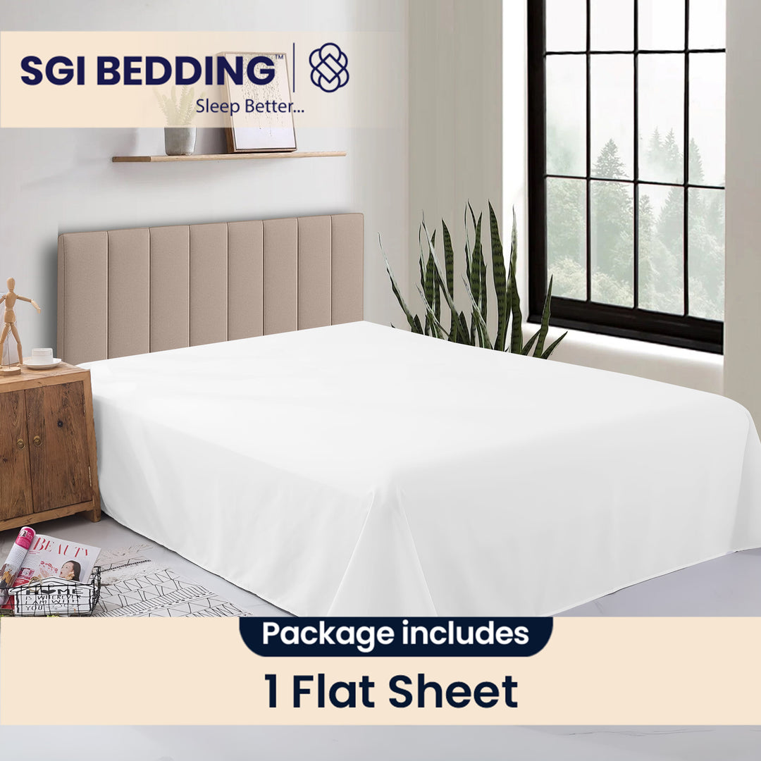 400 TC Flat Sheet - Bulk Bed sheets