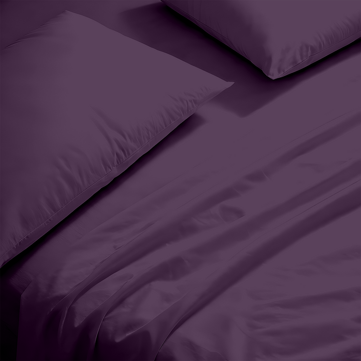 600 thread count cotton fabric close up for custom sheets