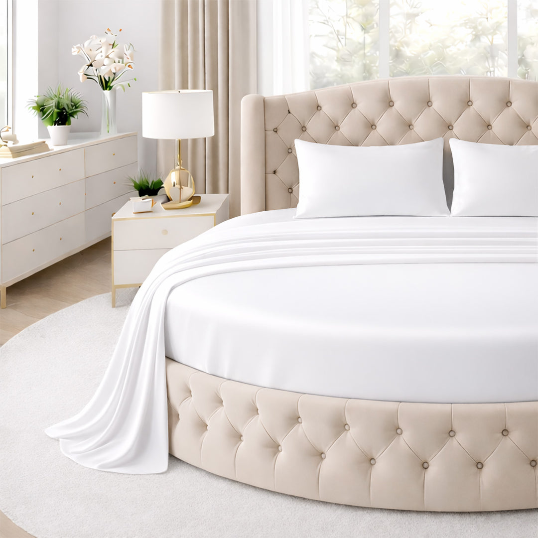 Serenity Bamboo Collection Round sheet set