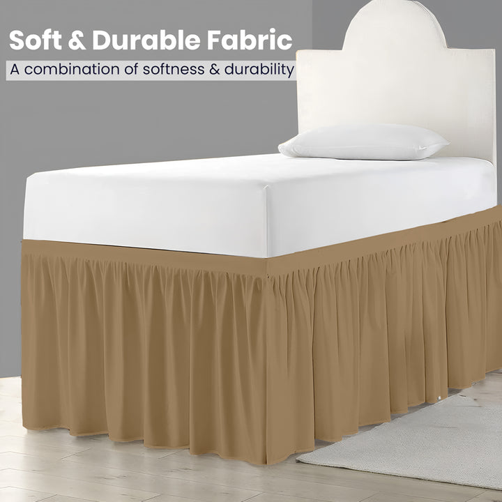 Ruffled Dorm Room Bed Skirt - Dorm Bedding