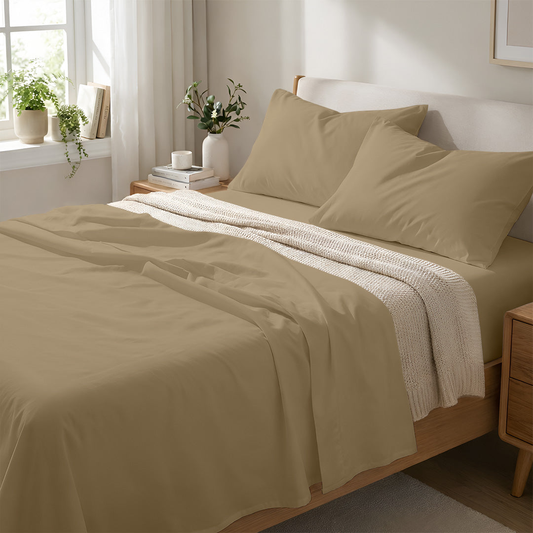 400 TC Egyptian Cotton Bulk Hotel Flat Sheets – Luxury Hotel Bedding (6 & 12 Pack)