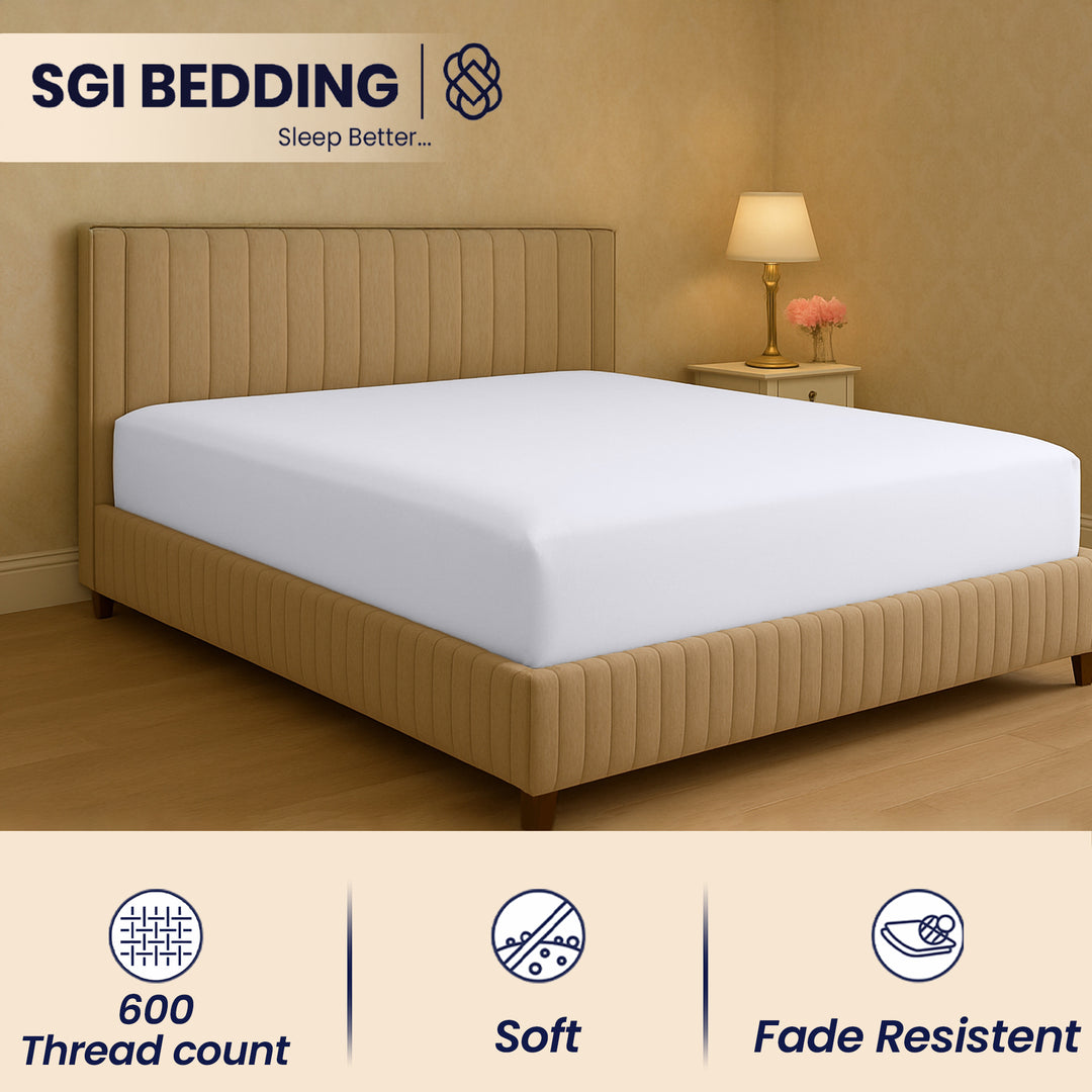 400 TC Fitted Sheet - Bulk Bed sheets