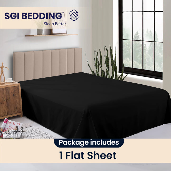 Bulk Microfiber Flat Bed Sheets – Hotel Flat Sheets 6 & 12 Pack