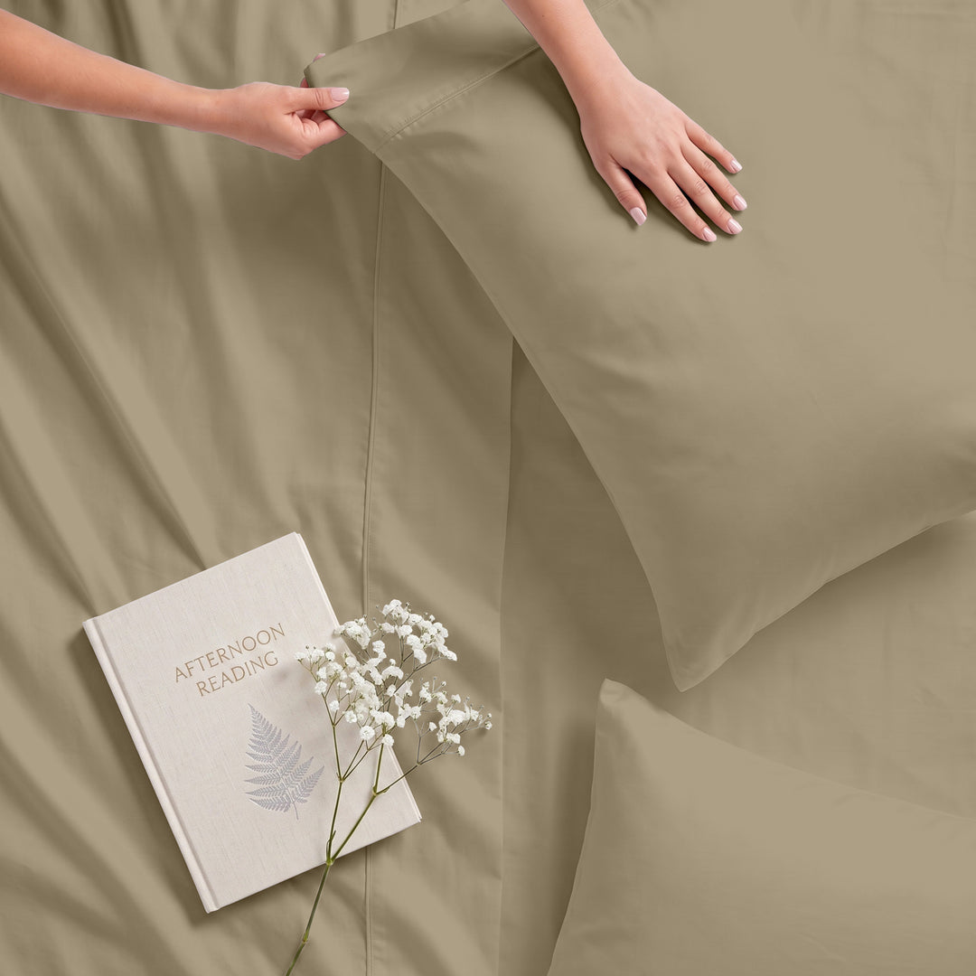 600 Thread Count Cotton Top split sheet set