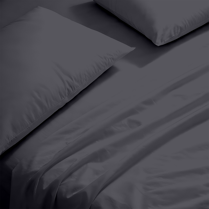 600 thread count cotton fabric close up for custom sheets