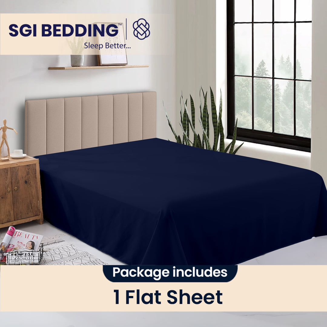 Bulk Microfiber Flat Bed Sheets – Hotel Flat Sheets 6 & 12 Pack