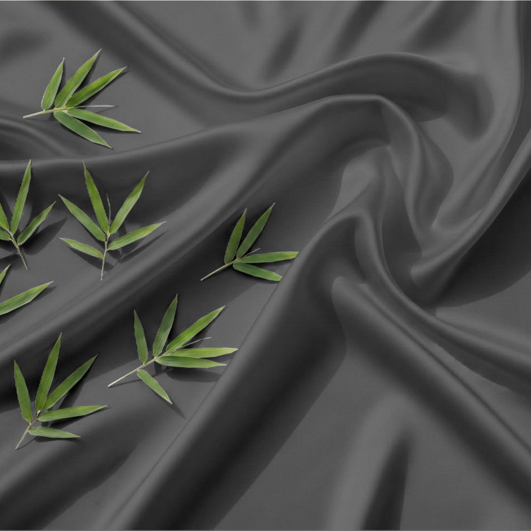 Close-up of bamboo fabric used in custom sheet set