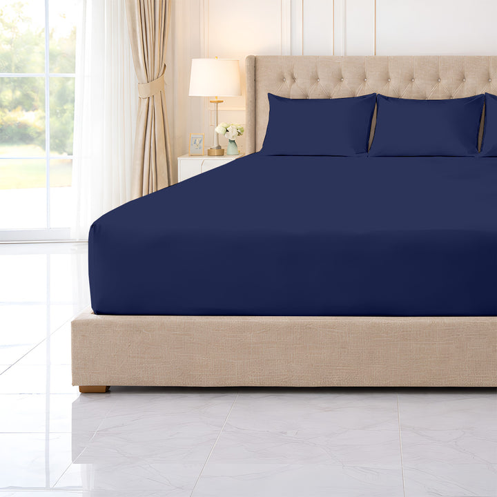 1000 TC oversize fitted sheet for Wyoming and Alaska King beds