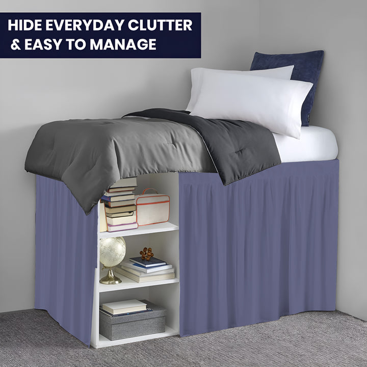 Ruffled Dorm Room Bed Skirt - Dorm Bedding