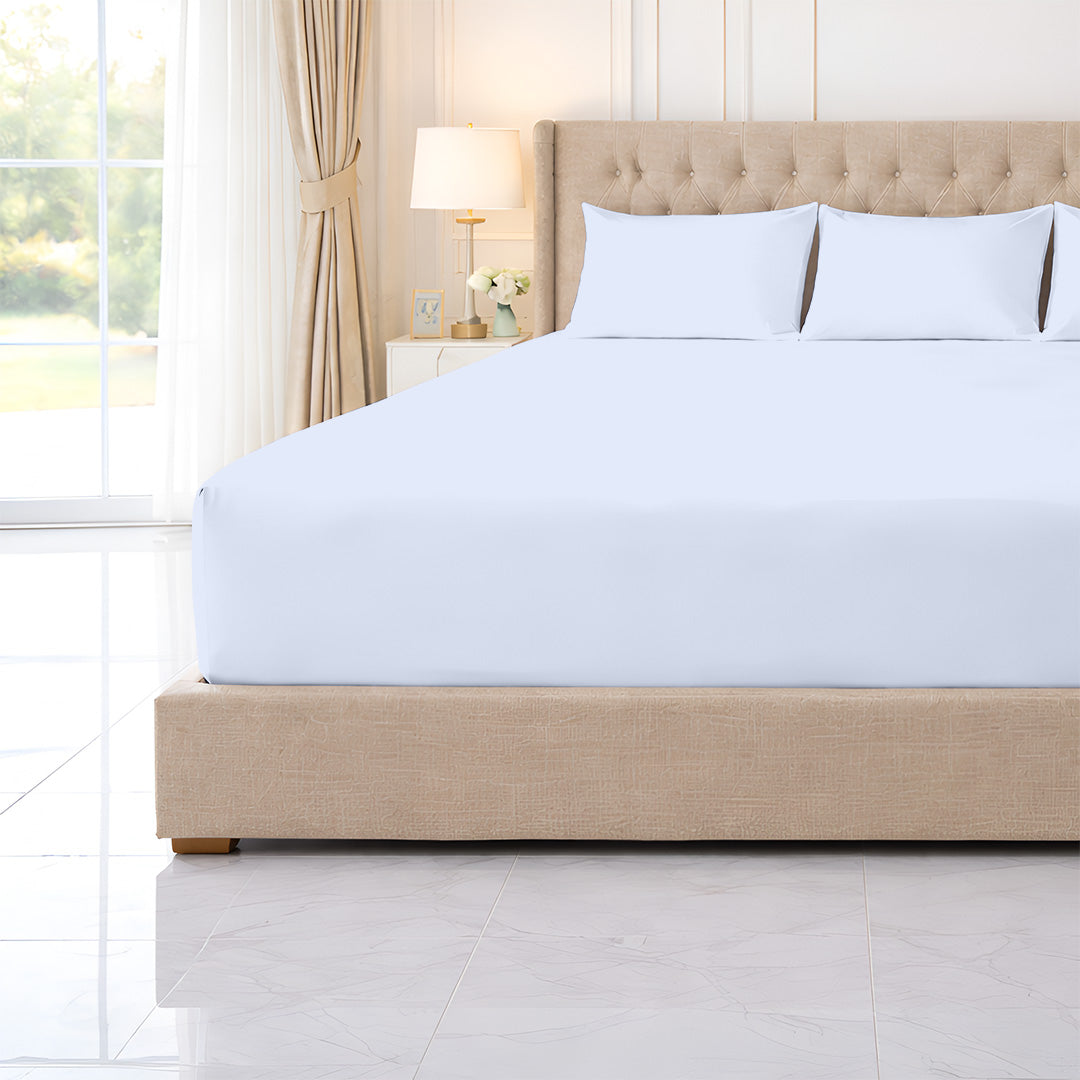 1000 TC oversize fitted sheet for Wyoming and Alaska King beds