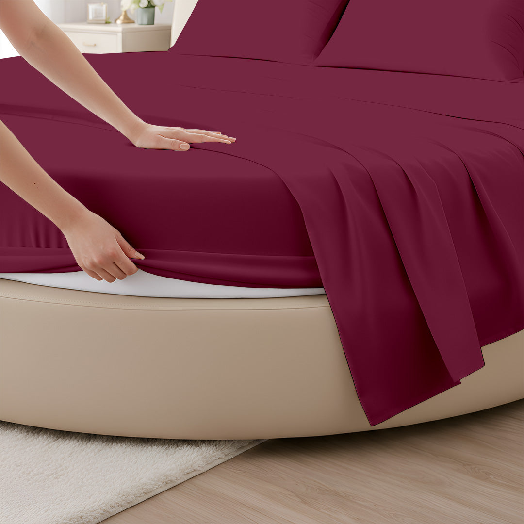 Signature Sateen Collection Round Sheet set