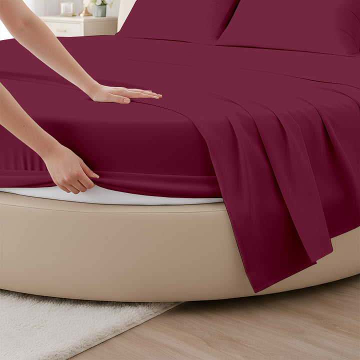 Signature Sateen Collection Round Sheet set