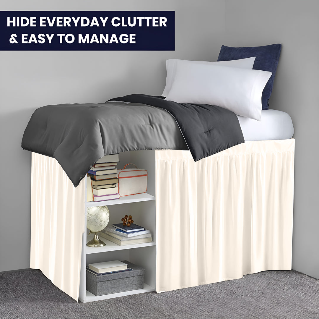Ruffled Dorm Room Bed Skirt - Dorm Bedding