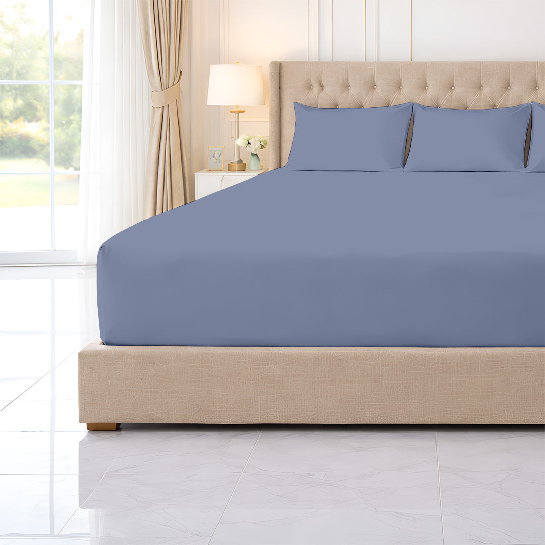 1000 TC oversize fitted sheet for Wyoming and Alaska King beds