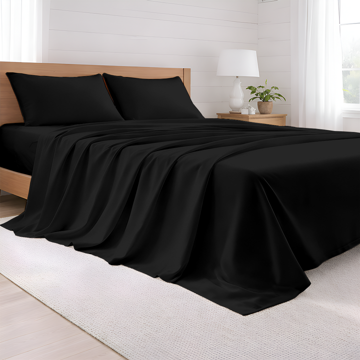 400 TC Egyptian Cotton Bulk Hotel Sheet Sets – Premium Hotel Bedding (6 & 12 Pack)