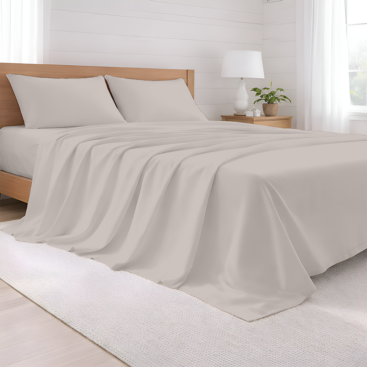 400 TC Egyptian Cotton Bulk Hotel Sheet Sets – Premium Hotel Bedding (6 & 12 Pack)