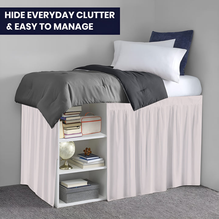 Ruffled Dorm Room Bed Skirt - Dorm Bedding