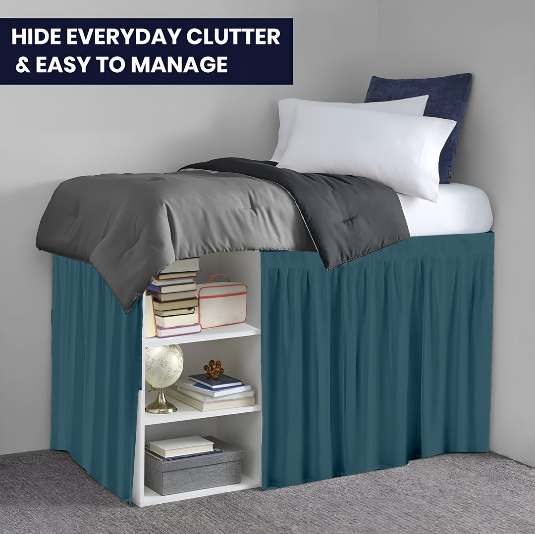 Ruffled Dorm Room Bed Skirt - Dorm Bedding