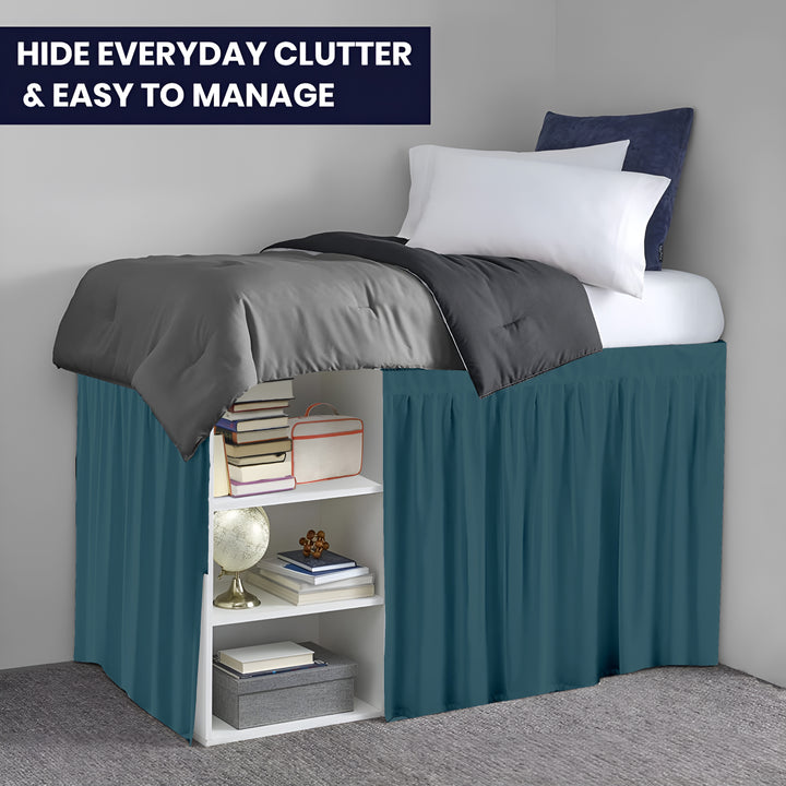 Ruffled Dorm Room Bed Skirt - Dorm Bedding