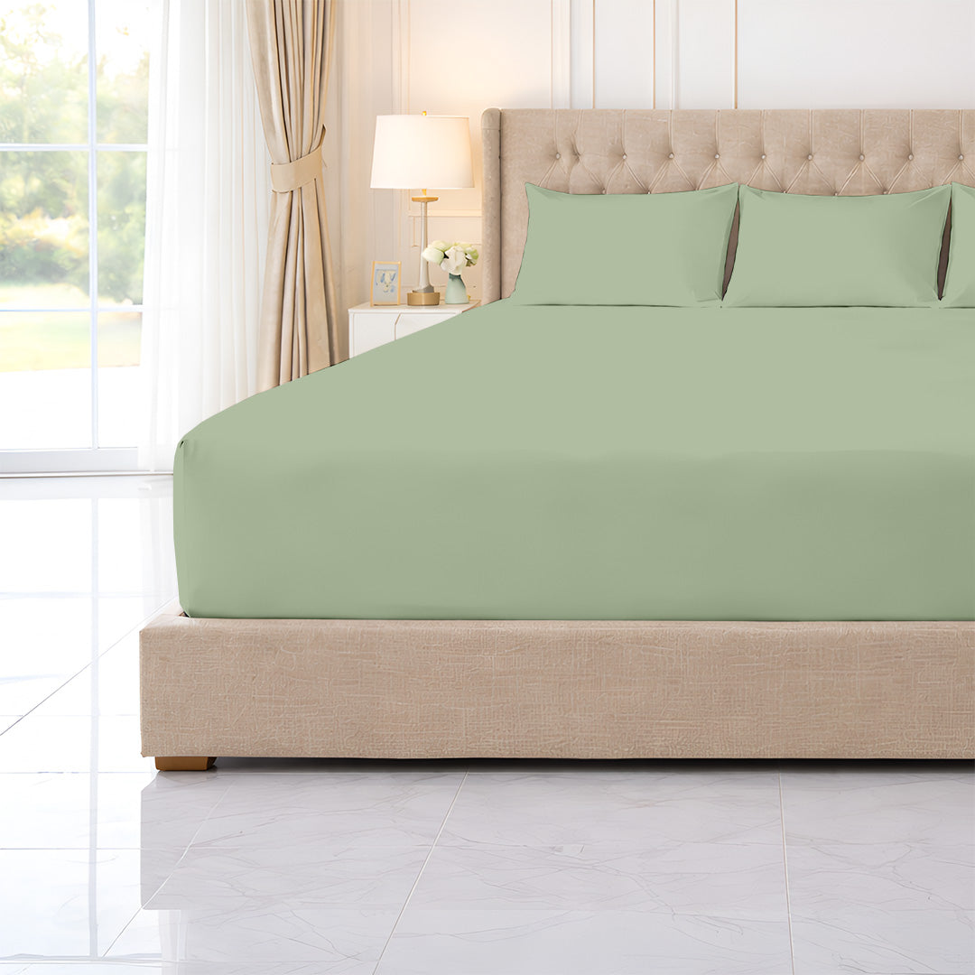 1000 TC oversize fitted sheet for Wyoming and Alaska King beds