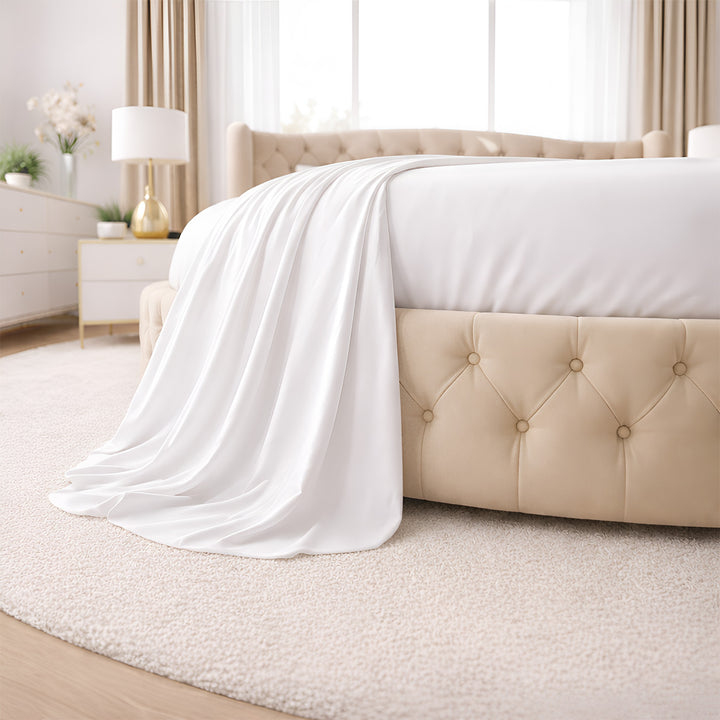 Serenity Bamboo Collection Round sheet set