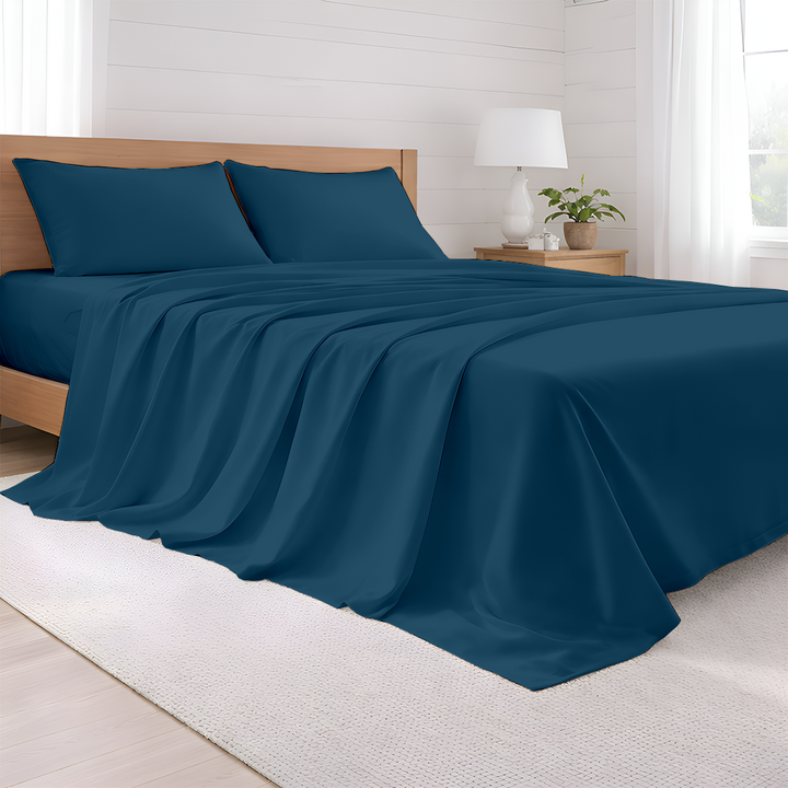 400 TC Egyptian Cotton Bulk Hotel Sheet Sets – Premium Hotel Bedding (6 & 12 Pack)