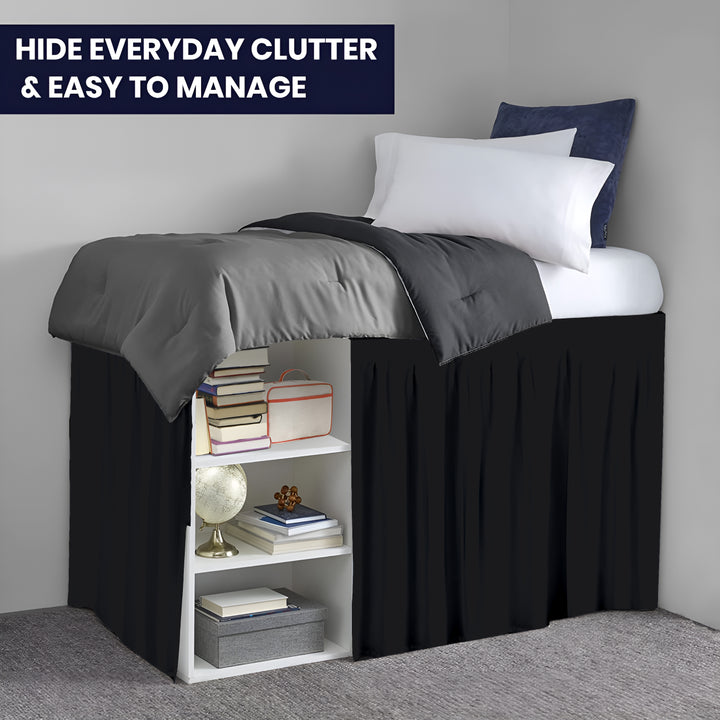 Ruffled Dorm Room Bed Skirt - Dorm Bedding
