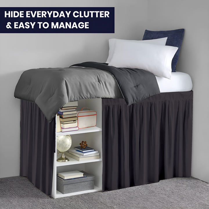 Ruffled Dorm Room Bed Skirt - Dorm Bedding
