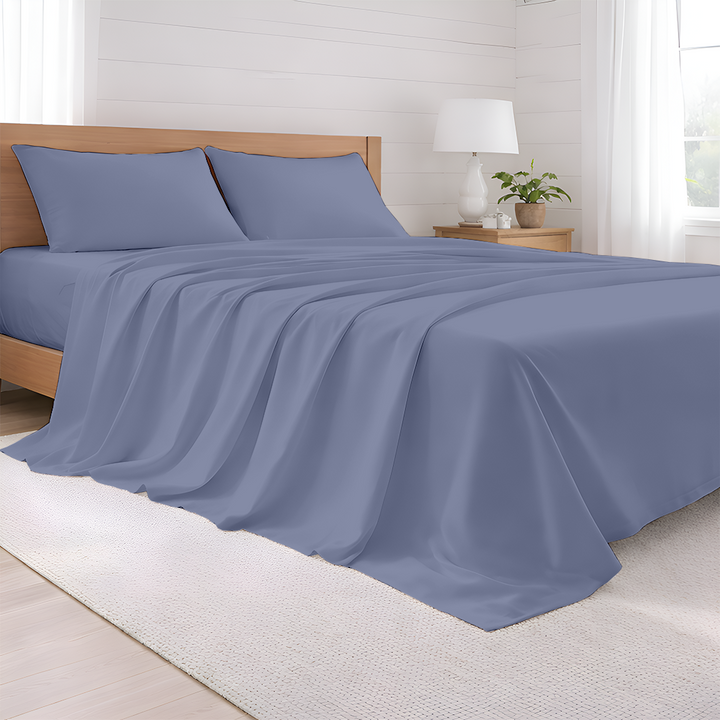 400 TC Egyptian Cotton Bulk Hotel Sheet Sets – Premium Hotel Bedding (6 & 12 Pack)