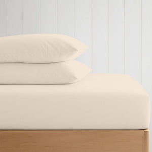 Queen size 1000 thread count fitted sheet on bed