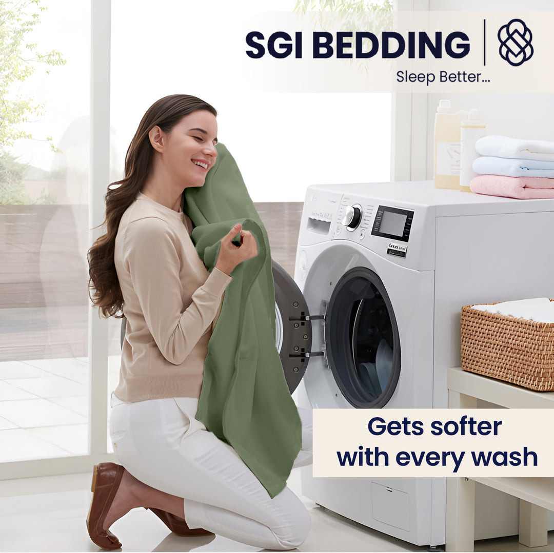 Bulk Microfiber Flat Bed Sheets – Hotel Flat Sheets 6 & 12 Pack