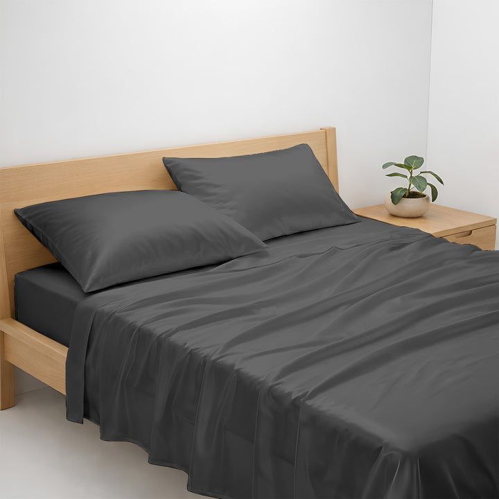 Custom fitted bamboo sheet for thick mattress