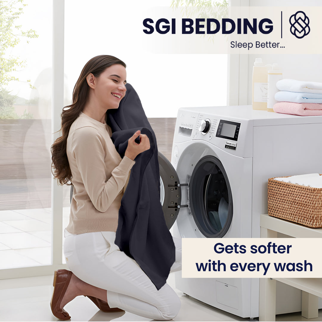 Bulk Microfiber Flat Bed Sheets – Hotel Flat Sheets 6 & 12 Pack