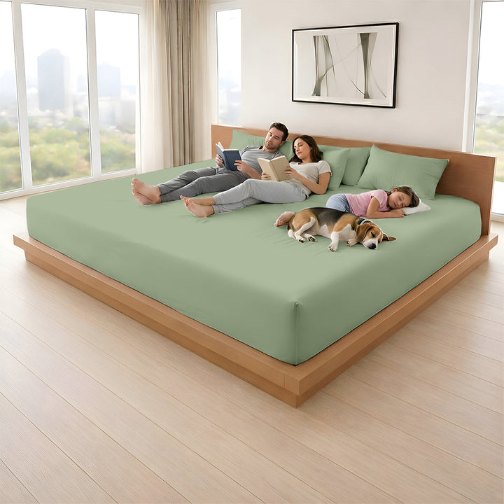 Signature Sateen Collection Oversized Fitted Sheet