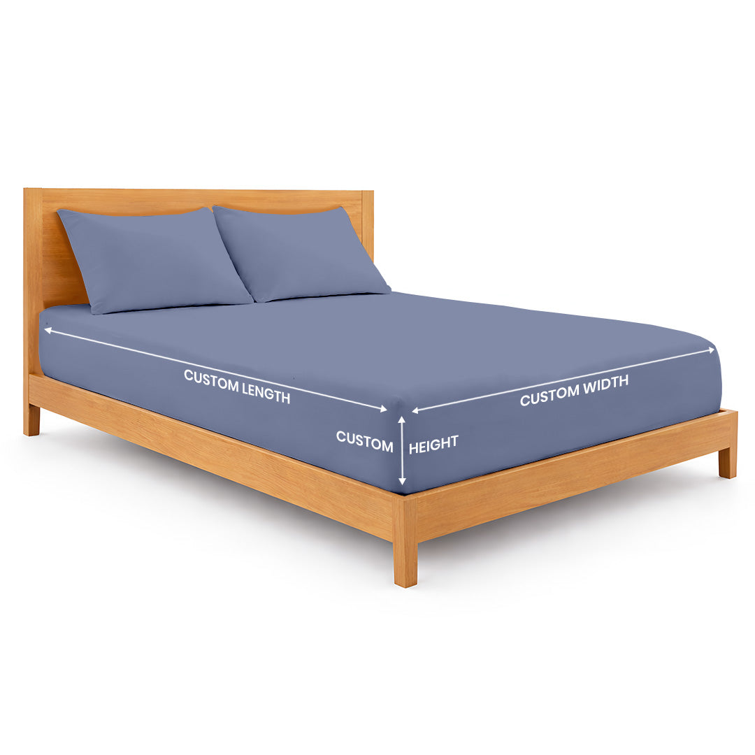 600 TC customized fitted bed sheets